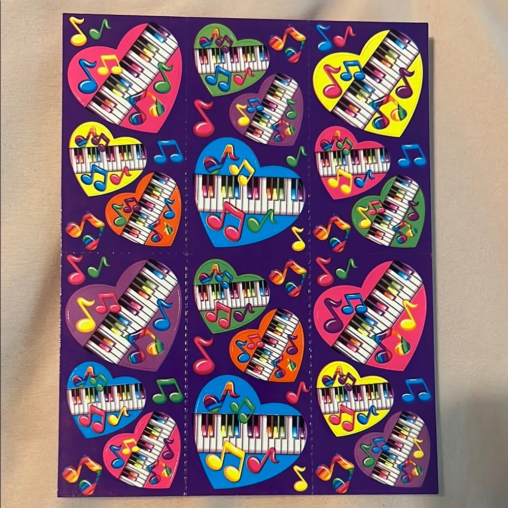 Lisa Frank vintage  Stickers sheet